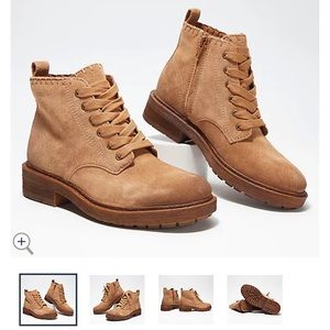 Zodiac Leather Lace Up Boot - Paisley